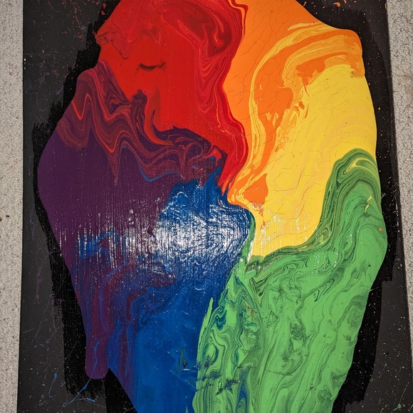 ORIGINAL ART. Ariel de Boer. 18" x 24" - Picture 1 of 3